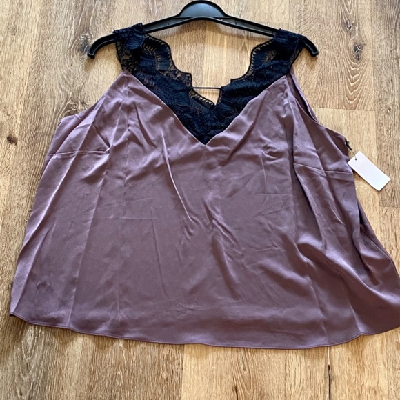 Stunning Purple Women’s Plus size Lace Trim Satin Cami, brand new condition. - Picture 8 of 10
